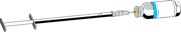The image shows a closeup of an object that appears to be some kind of medical device with tubes connected together against a dark background.