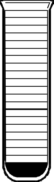 The image shows a vertical strip of black rectangles with white lines on it against a gray background.