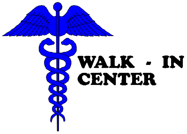 The image shows a blue medical cross on top of an American flag with stars above it against a black background.