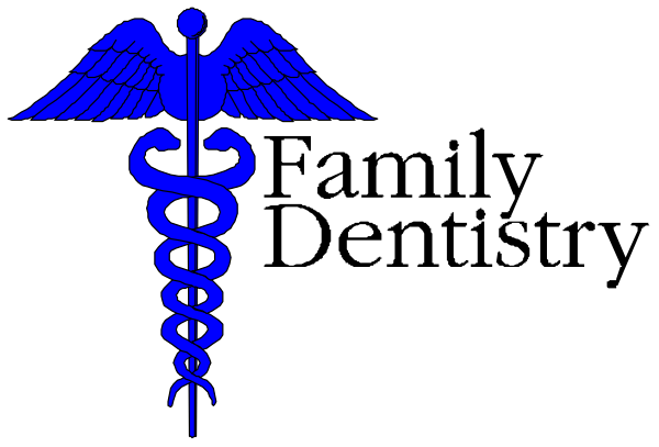 The image shows a black background with two blue medical crosses on either side of it; there is no text present within this small clip-art graphic.