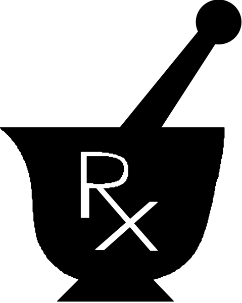 The image shows a black background with white text that reads "RX" on top of it.
