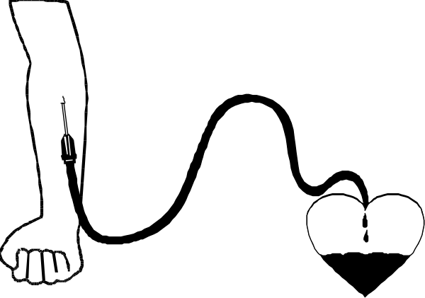 The image shows a black and white photo of an object that appears to be a car with its hood open, revealing some mechanical parts inside it.