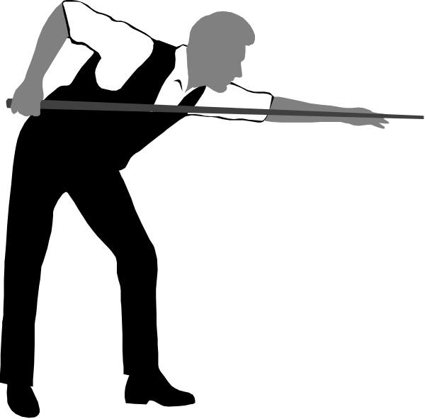 The black and white silhouette of a person holding an axe over their shoulder while standing on top of another figure that appears to be lying down in front of them.