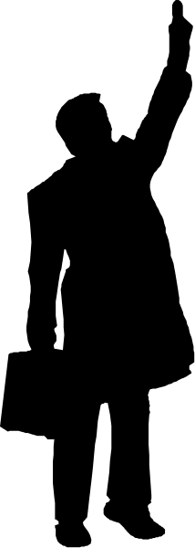 The image shows a black and white photo of an object with stripes that resembles a pole or column standing upright in front of another similar but smaller one on its side.