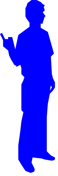 The image shows a blue line on top of another grayish line against a light background with no other discernible elements present in this small clip-art format.