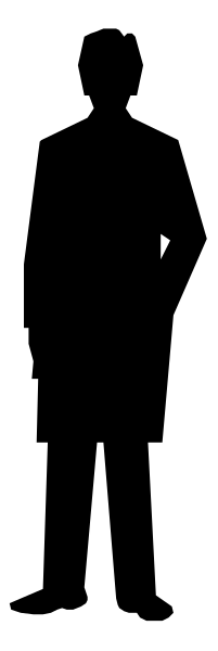 The image shows a black and white photo of two hands holding up signs with text on them against an indistinct background.