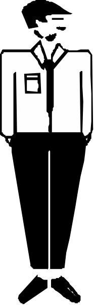 The image shows a black and white pixelated representation of an object with two distinct parts connected by what appears to be a hinge in its center.