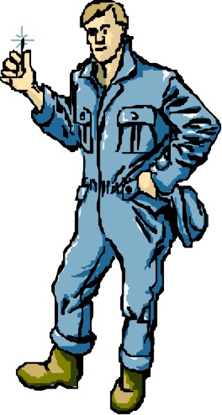 The image shows a cartoon of an astronaut standing on Earth with his hand to chin while looking upwards towards space.