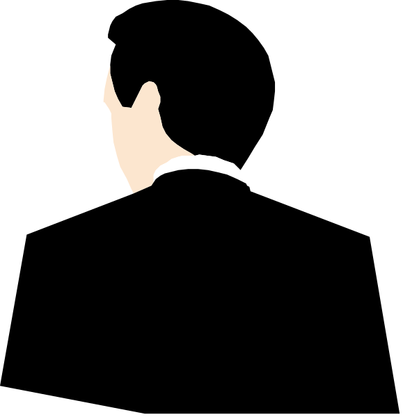 The image shows a black background with two white silhouettes of cats facing each other on either side; there is no text present in this clip-art picture.