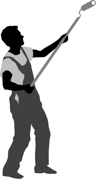 The black and white silhouette of a person holding golf clubs on what appears to be an outdoor course at nighttime with artificial lighting illuminating them from behind.