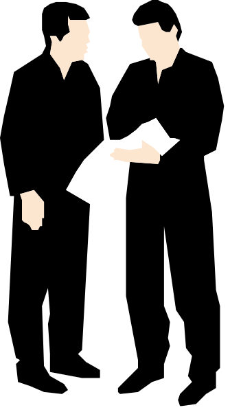 The image shows a person holding an envelope with their back to us; we can only see them from behind as if looking through a window into another room where there is no visible activity.