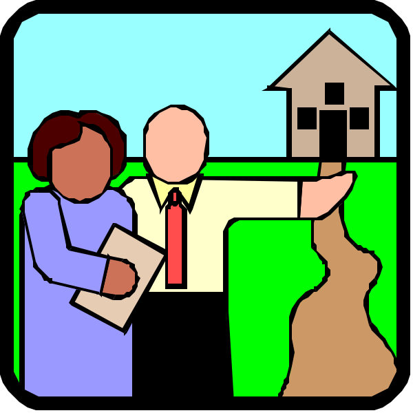The image shows a cartoon of two individuals standing on either side of an excavation site with dirt being dug up by machinery; one person is pointing to papers in their hand while holding them out towards another individual who appears surprised, and there's text that reads "Digging for water."