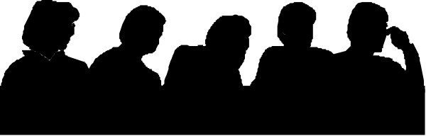The image shows a gray background with an abstract design that resembles a stylized letter "e" on its side in black coloring.