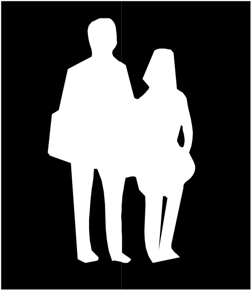 The image shows a black vertical stripe with white horizontal lines on it against an indistinct background that appears to be grayish-brown in color.