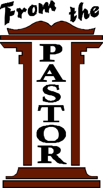 The image shows a tall red pillar with an intricate design on its side next to what appears to be a clock tower in black and white tones against a gray background.