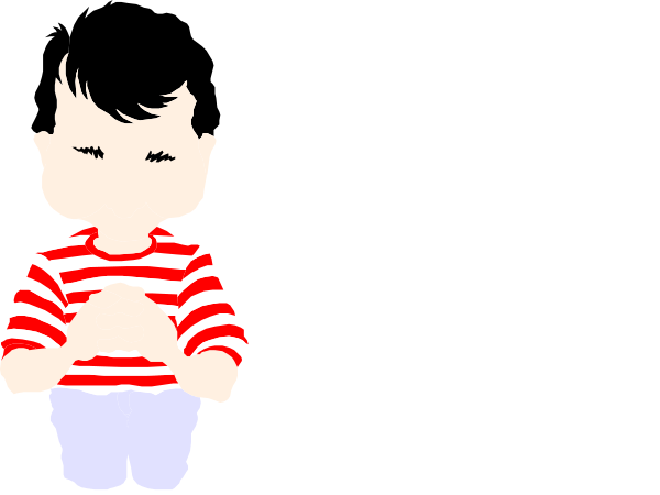 The image shows two cartoon characters wearing striped shirts standing side by side against a black background; both have red hair with white bangs and one is holding what appears to be an object in their hand, but it's not clear from this description alone what that might be.
