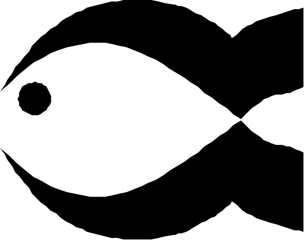 The image shows a black line with two white rectangles on either side of it against a gray background.