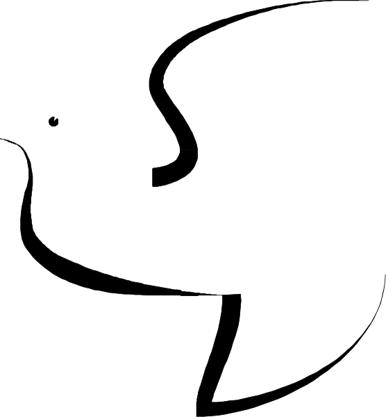 The image shows a simple line drawing of two rectangles with different shades connected by an arrow pointing from left to right against a black background.