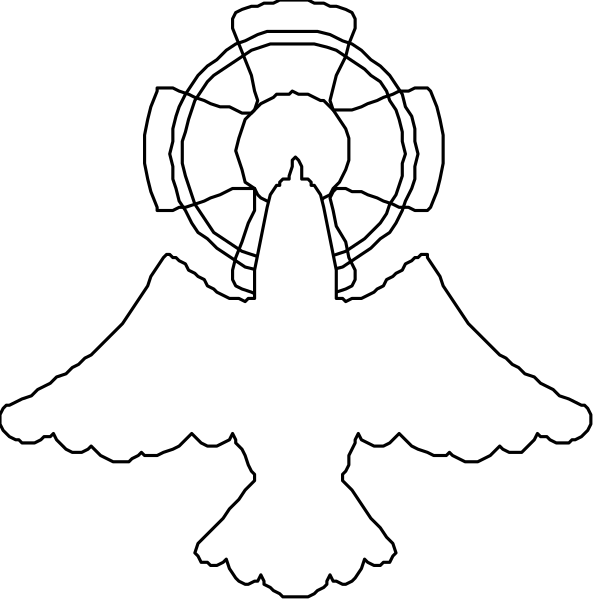 The image shows two black silhouettes of a bird with wings spread against different backgrounds: on top is white; below it's dark blue.