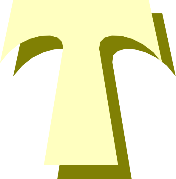 The image shows a stylized graphic of an axe with two blades pointing upwards against a dark background.