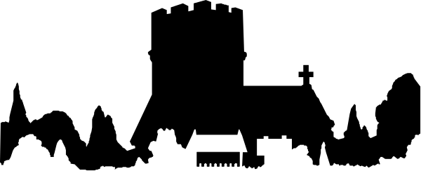 The image shows a black banner with white text that reads "Welcome to our new website."