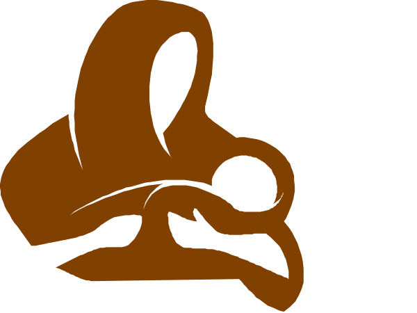 The image shows two bananas with a face drawn on each side of them against a black background.