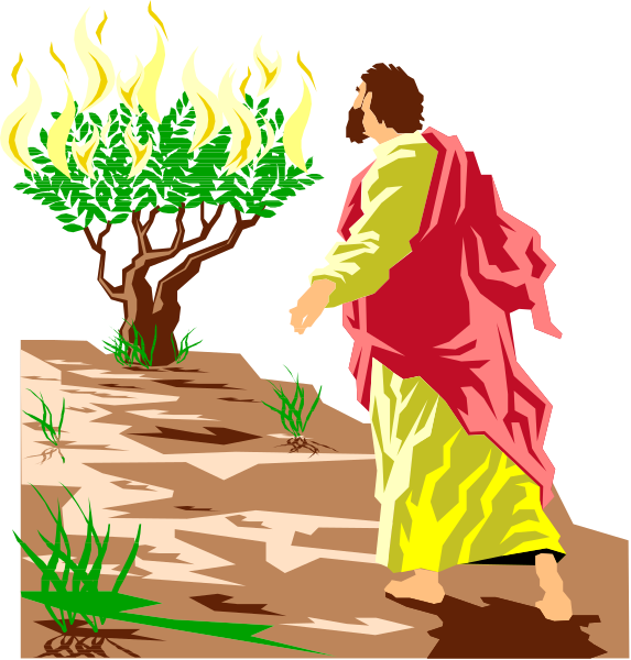 The image shows a man walking away from an inferno with flames engulfing what appears to be a tree on fire in one frame, while another depicts him standing near it as if contemplating something before he walks off into the distance.