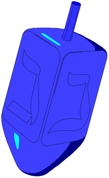 The image shows a blue cell phone with an antenna on top of it against a gray background.