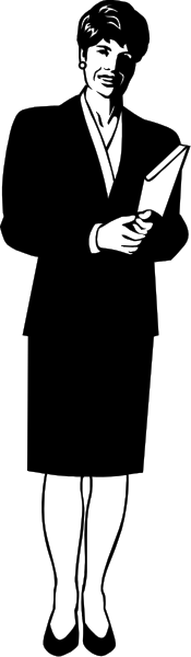 The black and white photo shows a person standing with their back to us; we can see only from behind as if looking through an opening in another image that obscures them partially on both sides.
