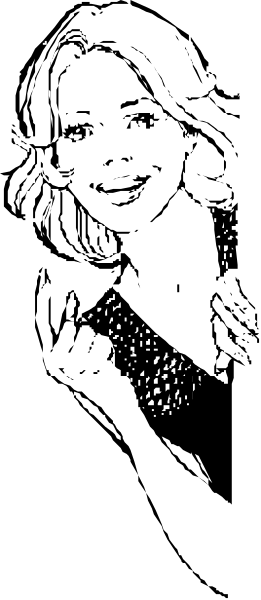 The image shows a black and white photo of someone's face with their eyes closed on an otherwise plain background.