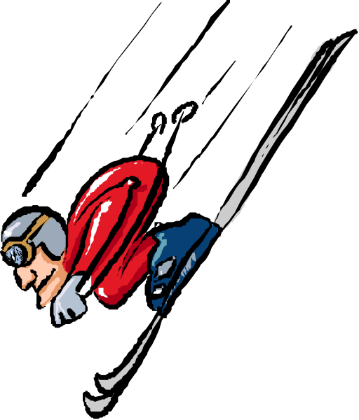 The image shows a cartoon of an astronaut riding on top of a rocket ship with stars visible around it in space-like surroundings.