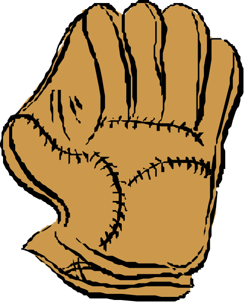 The image shows a baseball glove with stitches on it against an unidentified background.