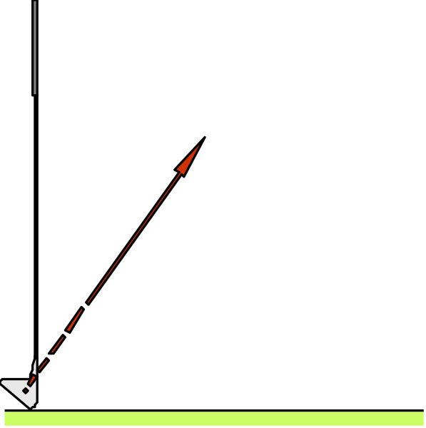 The image shows a simple black background with two lines of text at different angles: "Hello World!" on an upward sloping line that is green in color, suggesting it might be code; and another phrase ending with "-" which could indicate continuation to more content not visible here.