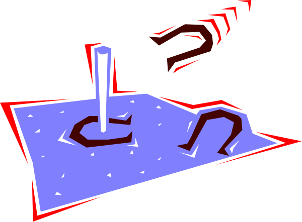 The image shows a pixelated scene with two characters: on the left side is an object that resembles a person holding what appears to be a weapon; in front of them stands another character who seems to have been hit by it, as indicated by their posture and positioning within the frame.