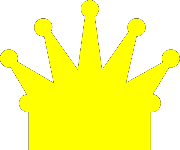 The image shows a crown with multiple spikes on top of it against a black background.