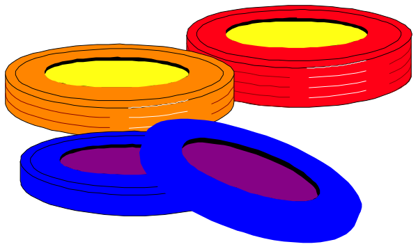 The image shows a collection of colorful rings with different shades on them against a black background.
