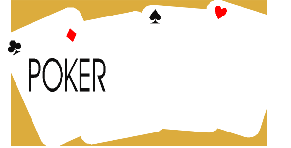 The image shows a playing card with "Poker" written on it against an orange background that resembles flames; there is also text at bottom left corner reading "Gambling."