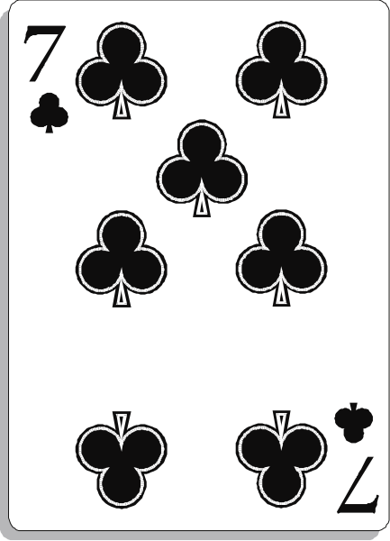 The card shows a royal flush of spades: Ace (A), King (K), Queen (Q) with hearts on them all over her body, Jack (J), 10 (T). It is an image from playing cards and does not depict any real people or animals in the scene. There are no actions taking place; it's just a static display of card symbols against a white background. The setting appears to be within a deck of playing cards, as indicated by the number 7 on top left corner which is part of the design and does not represent an actual