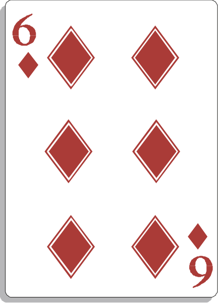 The card shows a royal flush of spades with diamonds on it as well as two aces at bottom right corner.