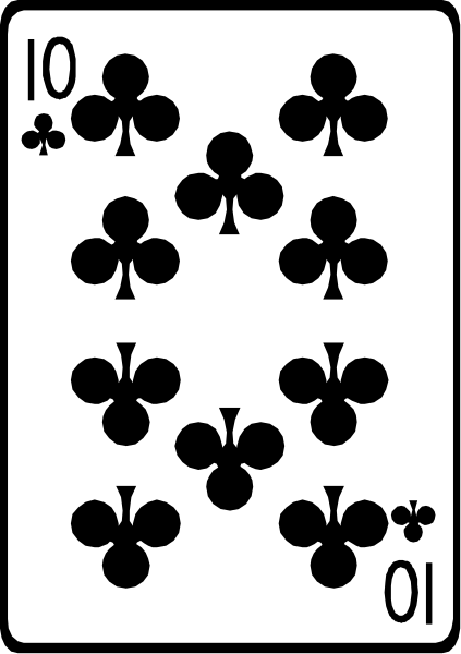 The card shows a royal flush of spades with four aces and an ace high on top.