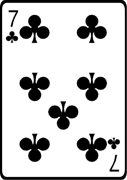 The card shows a royal flush of spades with hearts as back design on each suit symbol.
