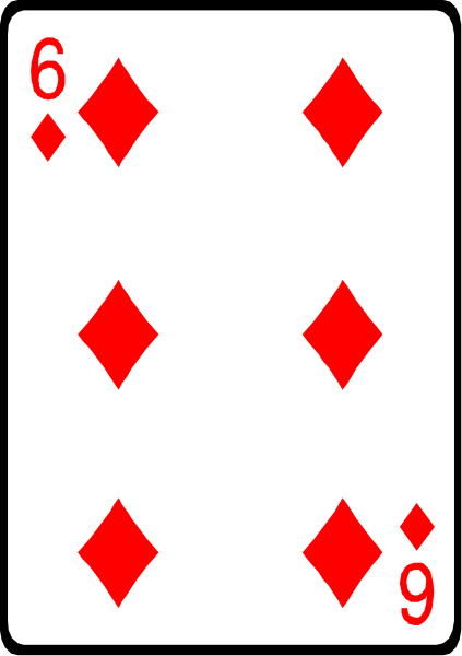 The card shows a royal flush of spades with diamonds on it as well.