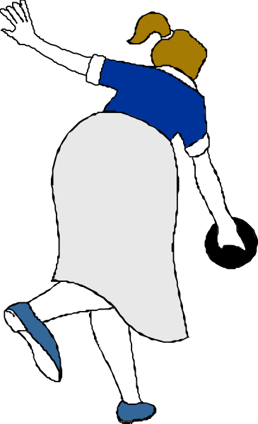 The image shows a cartoon of an animated nurse character running on her toes with arms outstretched for balance against a black background.