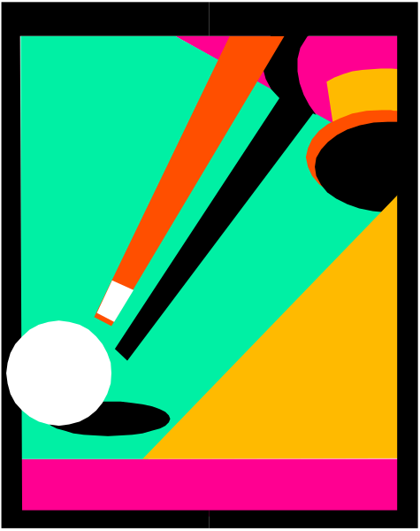 The image shows a colorful graphic of sports equipment including tennis rackets with balls on them against a vibrant background featuring geometric shapes in various hues such as pinks, blues, yellows, greens and reds.