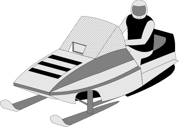 The black and white illustration shows a person riding on an ice skating rink with their arms outstretched for balance while wearing what appears to be protective gear such as goggles and gloves.