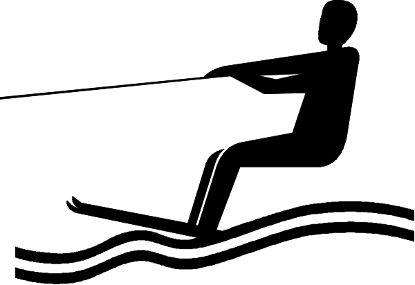 The image shows a black line with two rectangles on either side of it against a gray background.