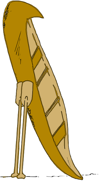 The image shows a cartoon of an open sandwich with two slices of bread on either side, topped by what appears to be cheese and tomato, set against a plain background.