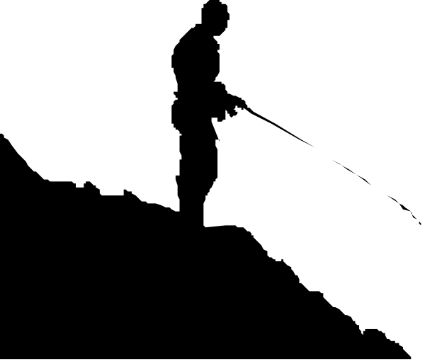 The image shows a black square with white lines creating an abstract pattern on it.
