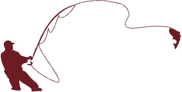 The image shows a red squiggly line that appears to be drawn by hand on top of an outline map with two continents visible; there is no text present in this clip-art image.