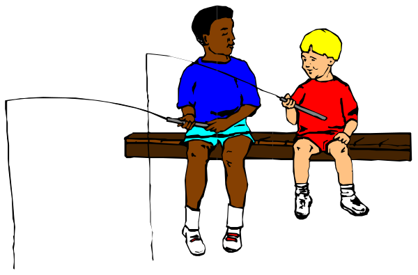 The black and white illustration shows two children sitting on a bench; both have cigarettes near them but do not appear to be smoking at this moment.